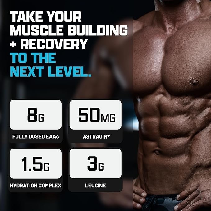 Nutrex Research EAA Hydration Powder EAAs BCAAs Electrolytes 30 Servings