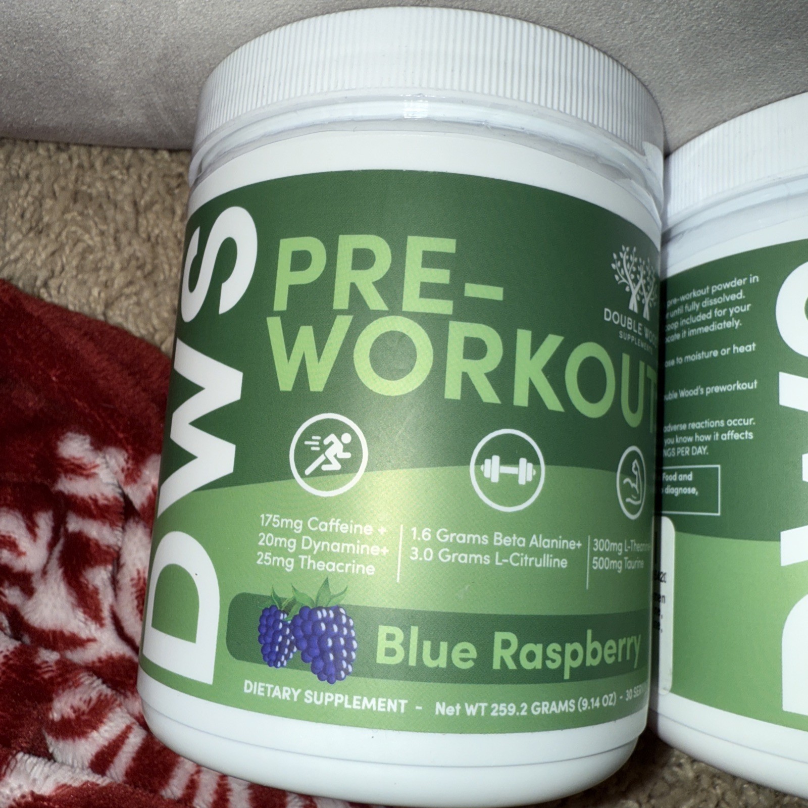Double Wood Supplement Pre Workout Powder