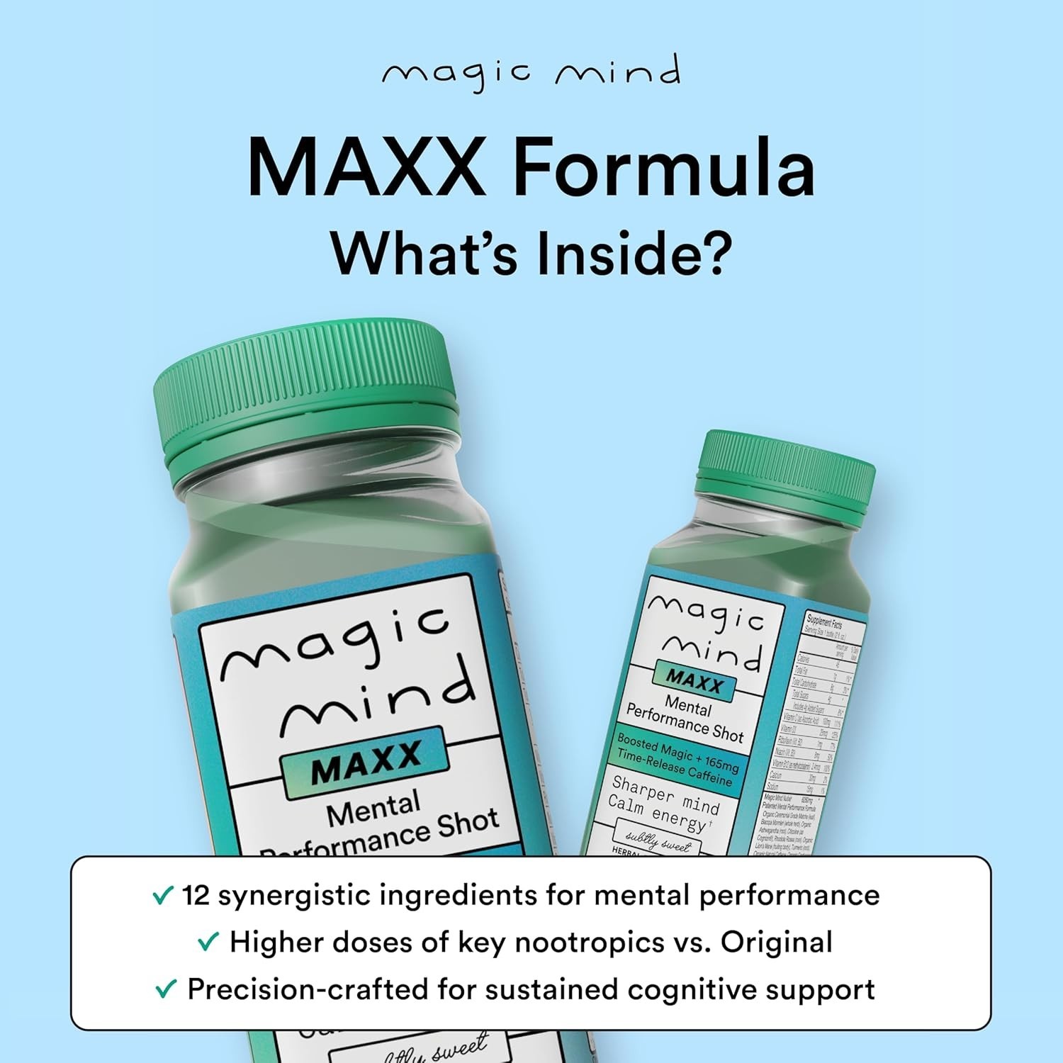 Maxx Energy & Focus 15pk: Cognitive Support, Natural Caffeine, Stress Relief