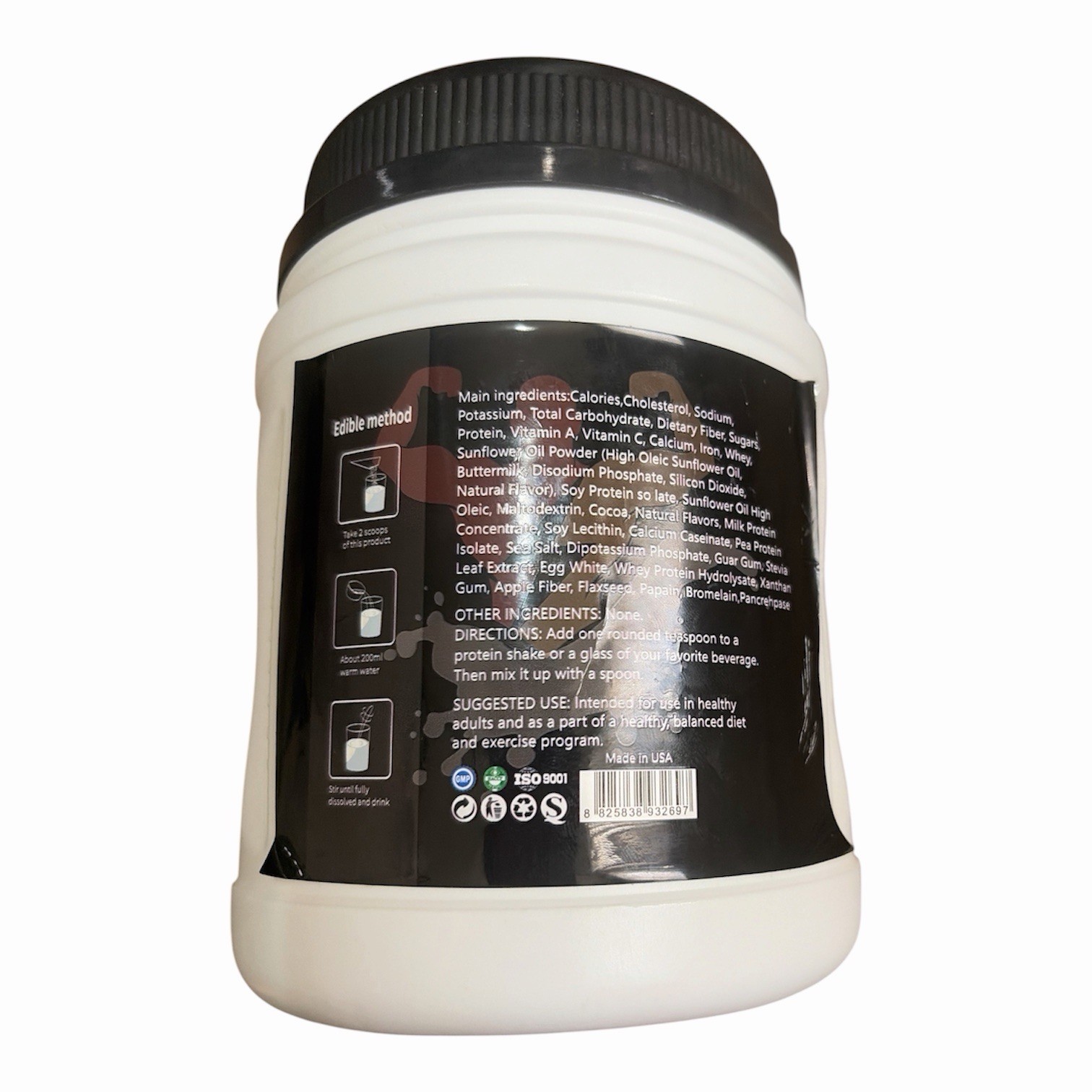 Fast Weight Gainer Powder Supplement 518g w/ Whey Protein & Creatine
