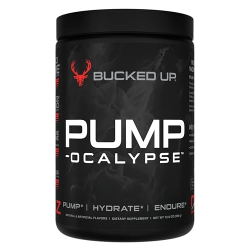 Bucked Up Pump-ocalypse Blood Raz preworkout exp 02/27