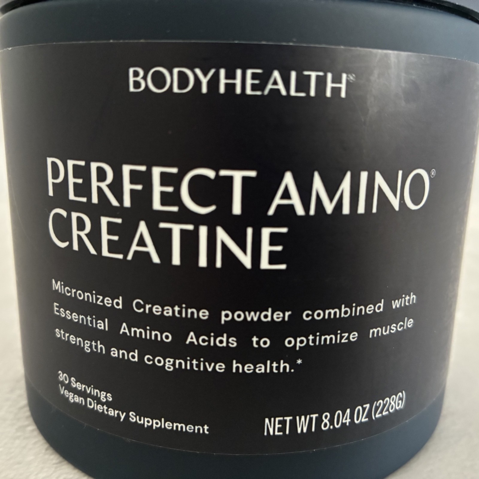 BodyHealth Perfect Amino Creatine Powder 8.04 oz – 30 Servings – Exp 07/2027