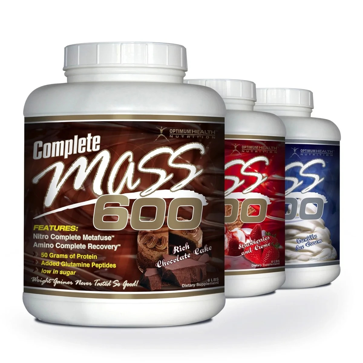 OPTIMUM HEALTH MASS 600 CHOC FLAVOR