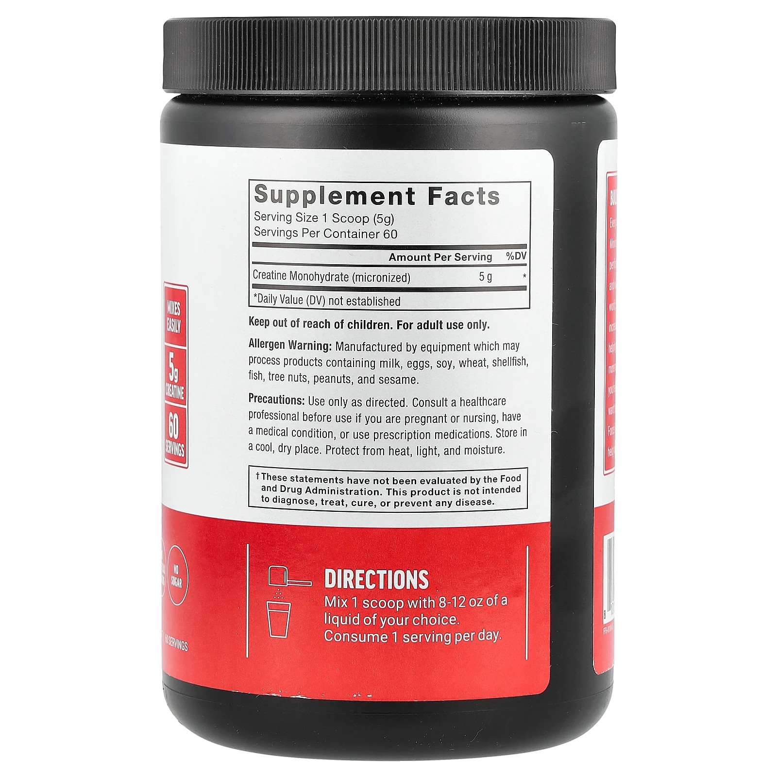 Creatine Monohydrate Powder, Unflavored, 10.6 oz (300 g)