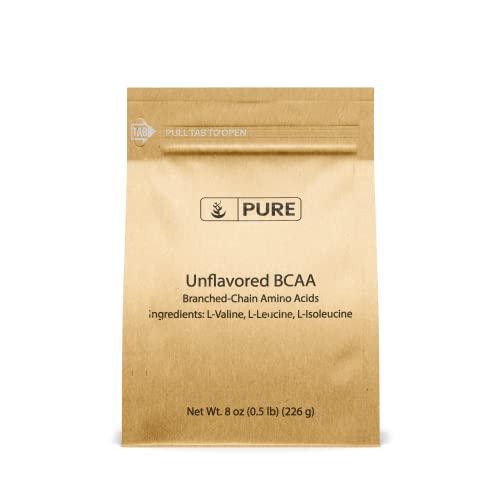 Pure Original Ingredients Unflavored Instantized BCAA (8oz) Powder, Branched