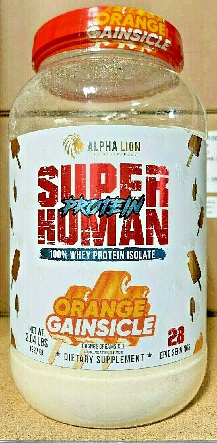 Alpha Lion Superhuman Protein 100% Premium Whey Isolate 28 Servings 5 Flavors