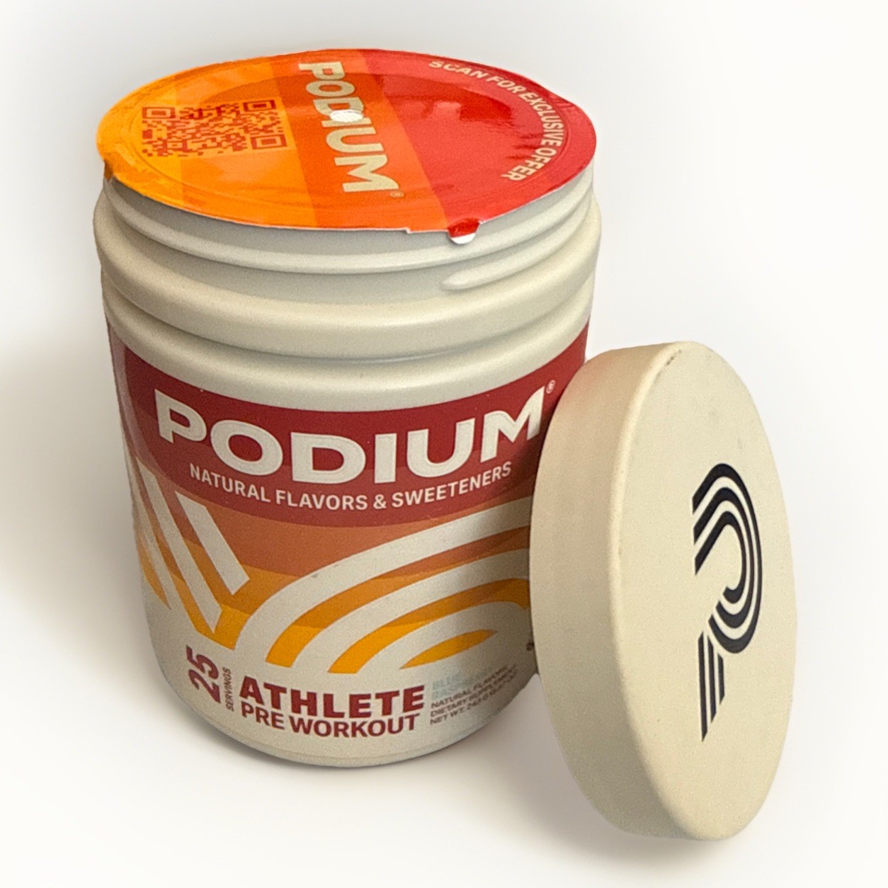 Podium Athlete Pre Workout Creatine Drink Mix Blue Raspberry Exp 01/2026 Sealed