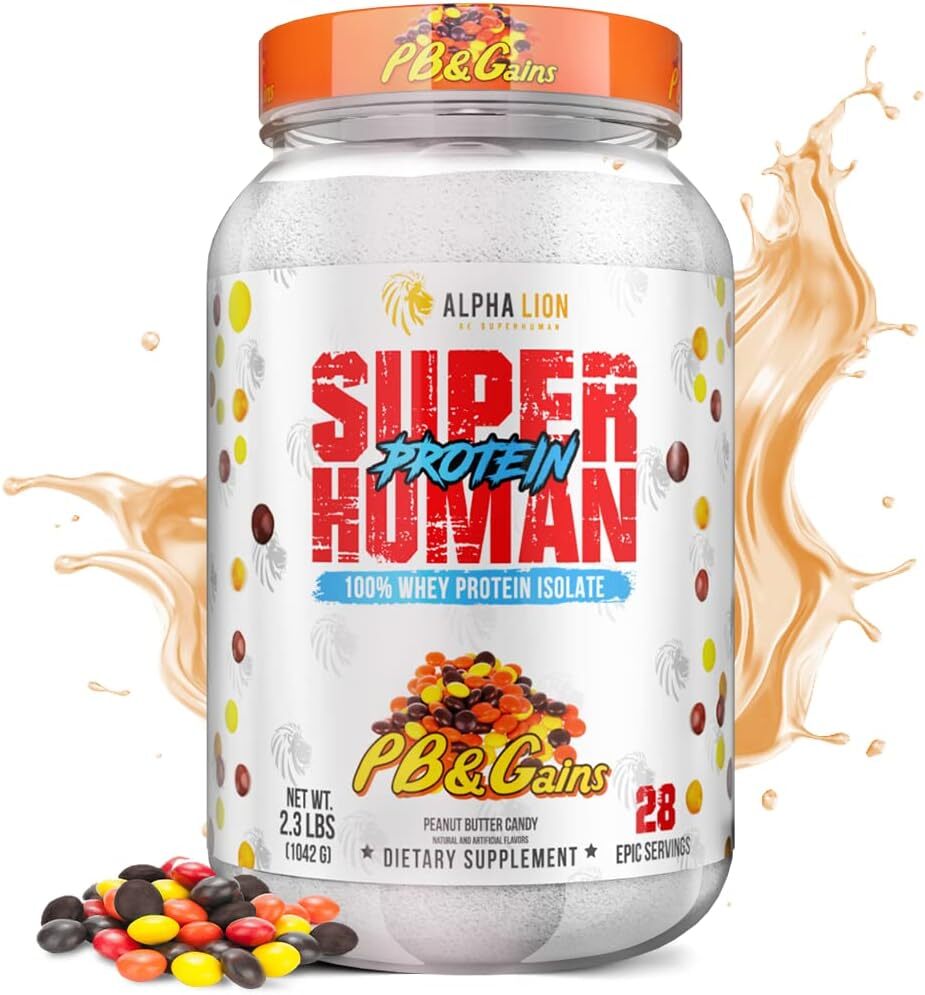Alpha Lion Superhuman Protein 100% Premium Whey Isolate 28 Servings 5 Flavors