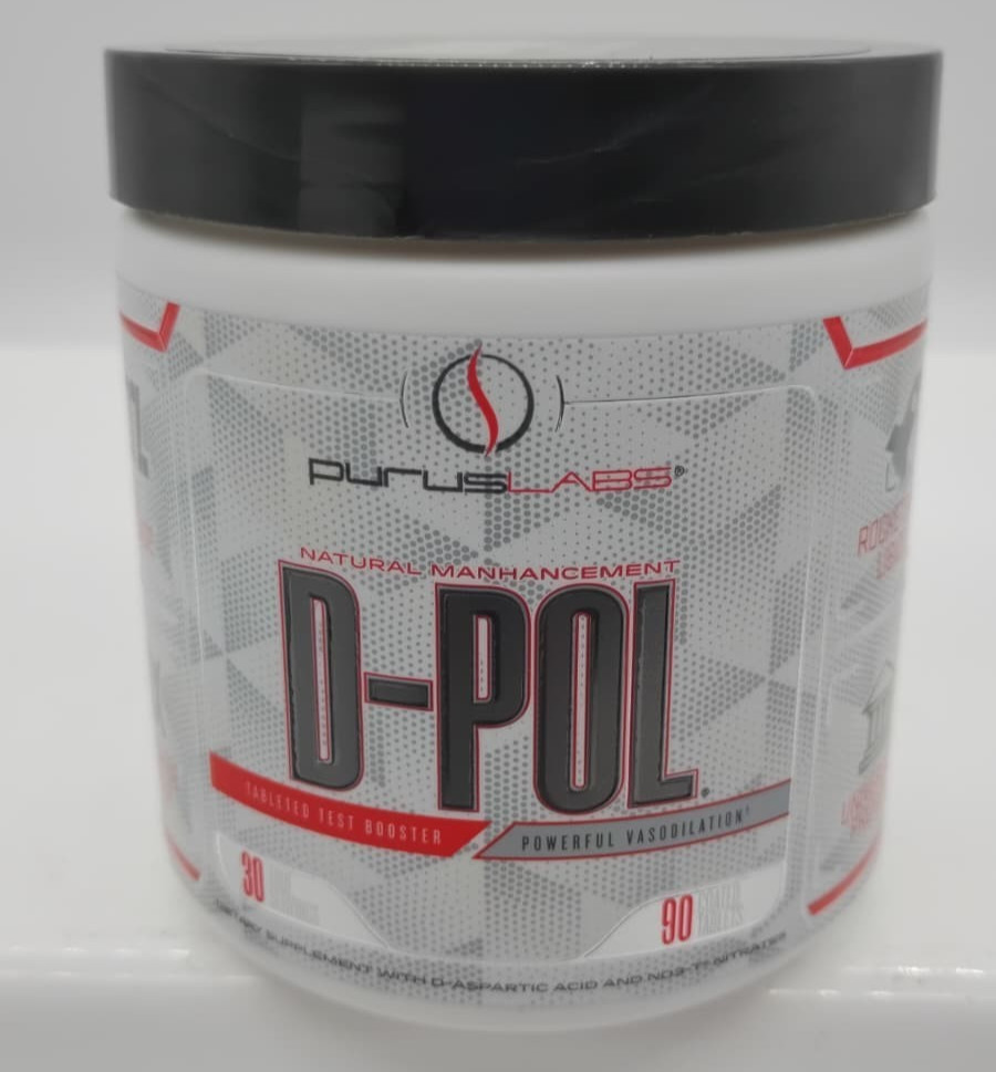 DPOL, STRONGEST TEST BOOSTER by Purus Labs D-POL – Build Lean Muscle – 90 Tabs