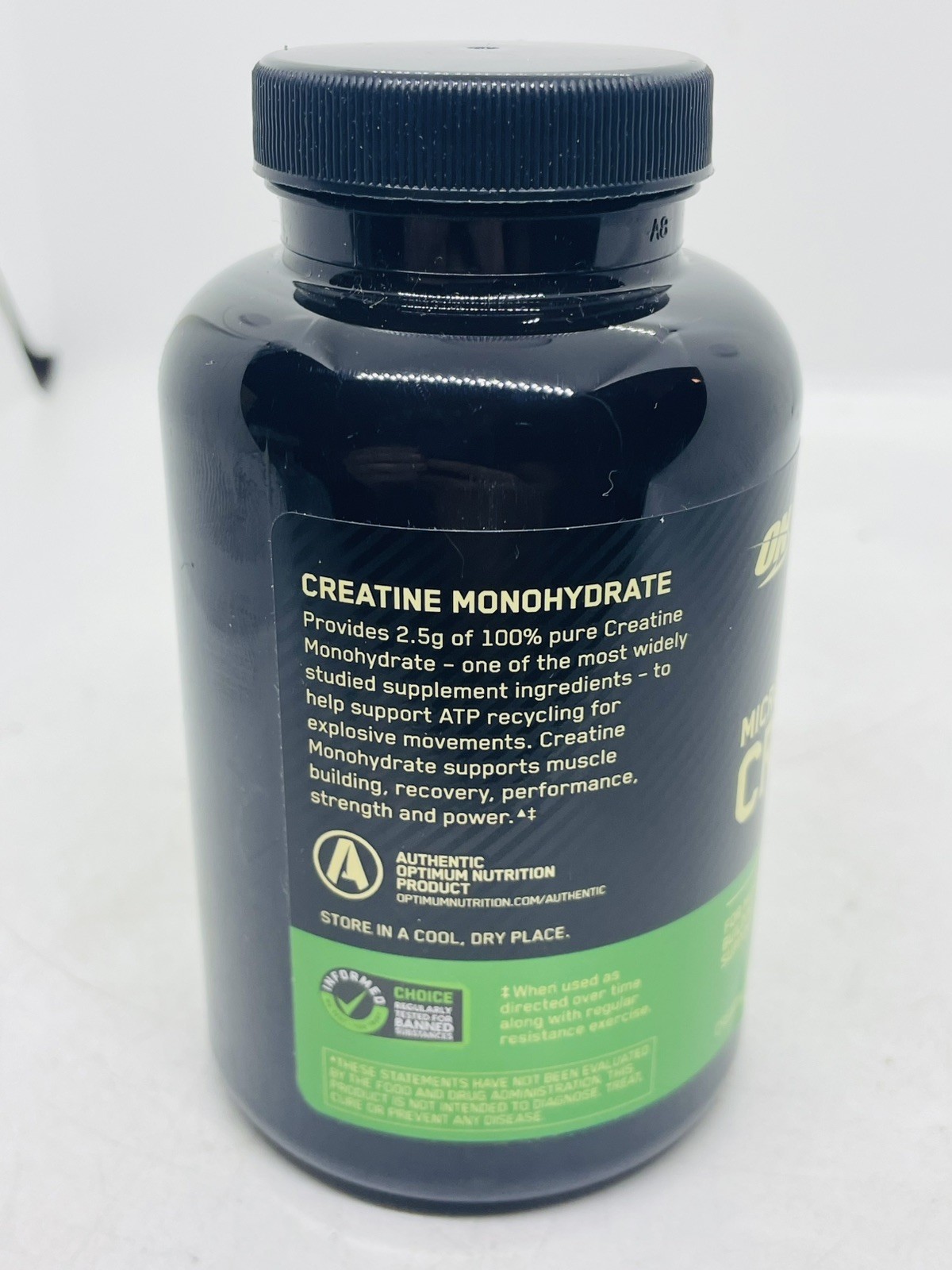 Micronized Creatine Capsules, 100 Capsules (1.25 g per Capsule )