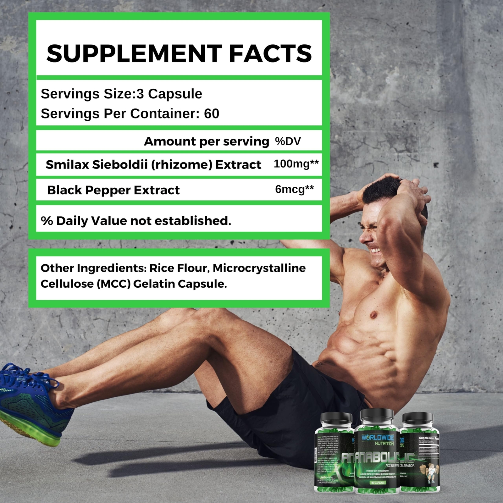 Worldwide Nutrition Anabolic Accelerator Vitamin Supplement – Ignite Your Gro…