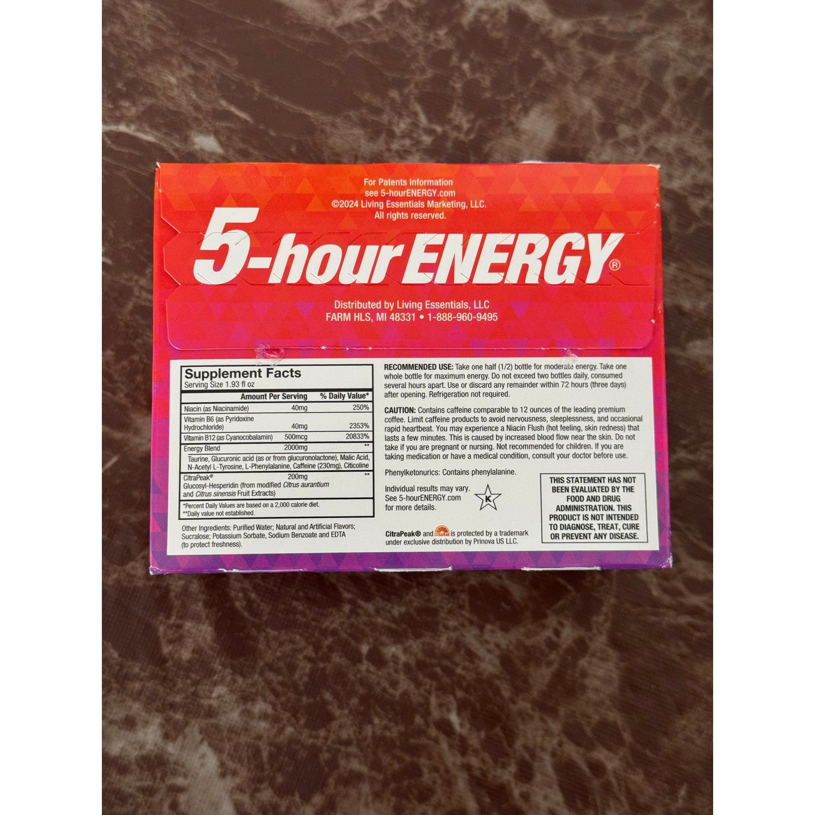 5-HOUR ENERGY Pre-Workout Shot — Sport Citrus Boost 6 Count