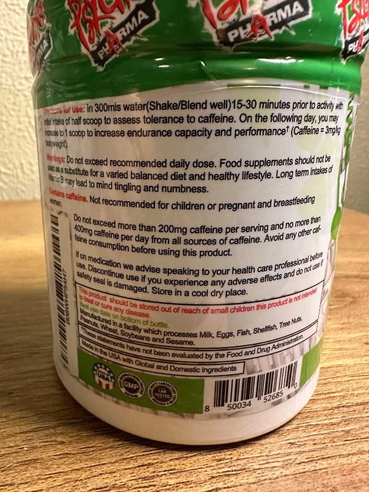 Psycho Pharma Infinite Brain Nootropic Plato’s Lemon Punch 30 Servings New