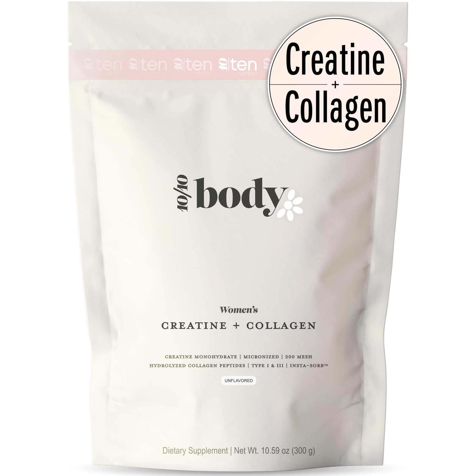 New – Creatine + Collagen for Women – Supports Lean Muscle Growth & Developme…