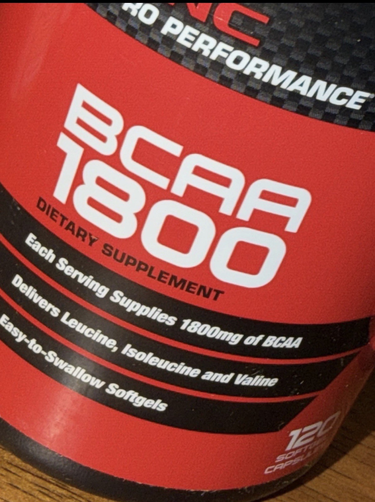 GNC – PRO PERFORMANCE BCAA – 1800mg Amino – 240 Capsules – 40 Serv – Exp: 11/26