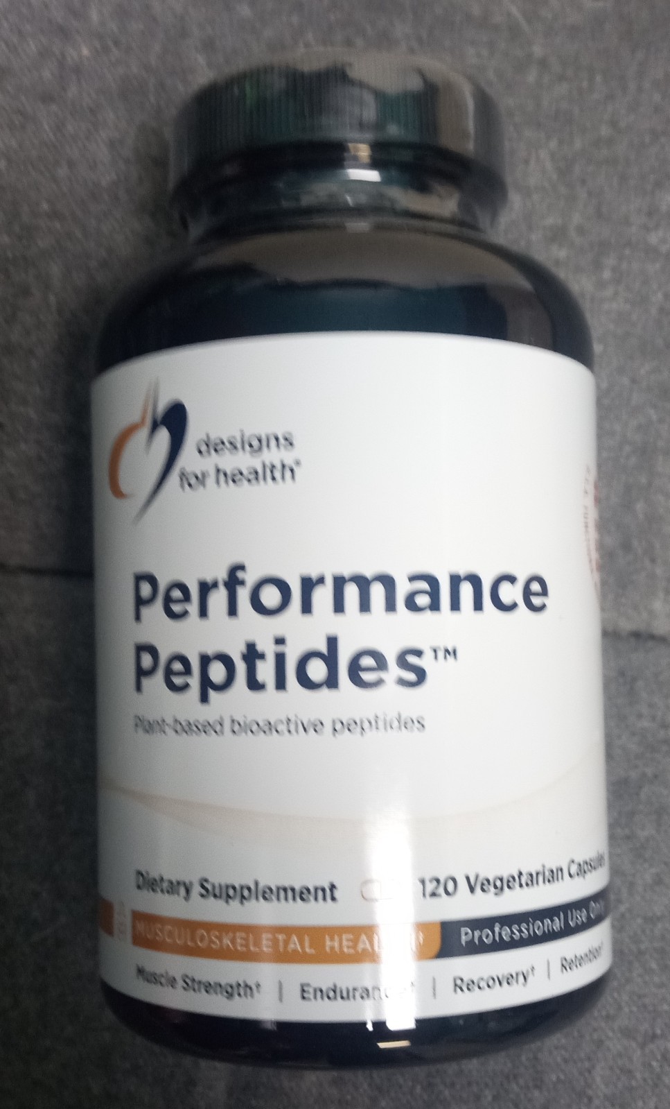 Performance Peptides Designs for Health 120 v capsules Bioactive Musculoskeletal