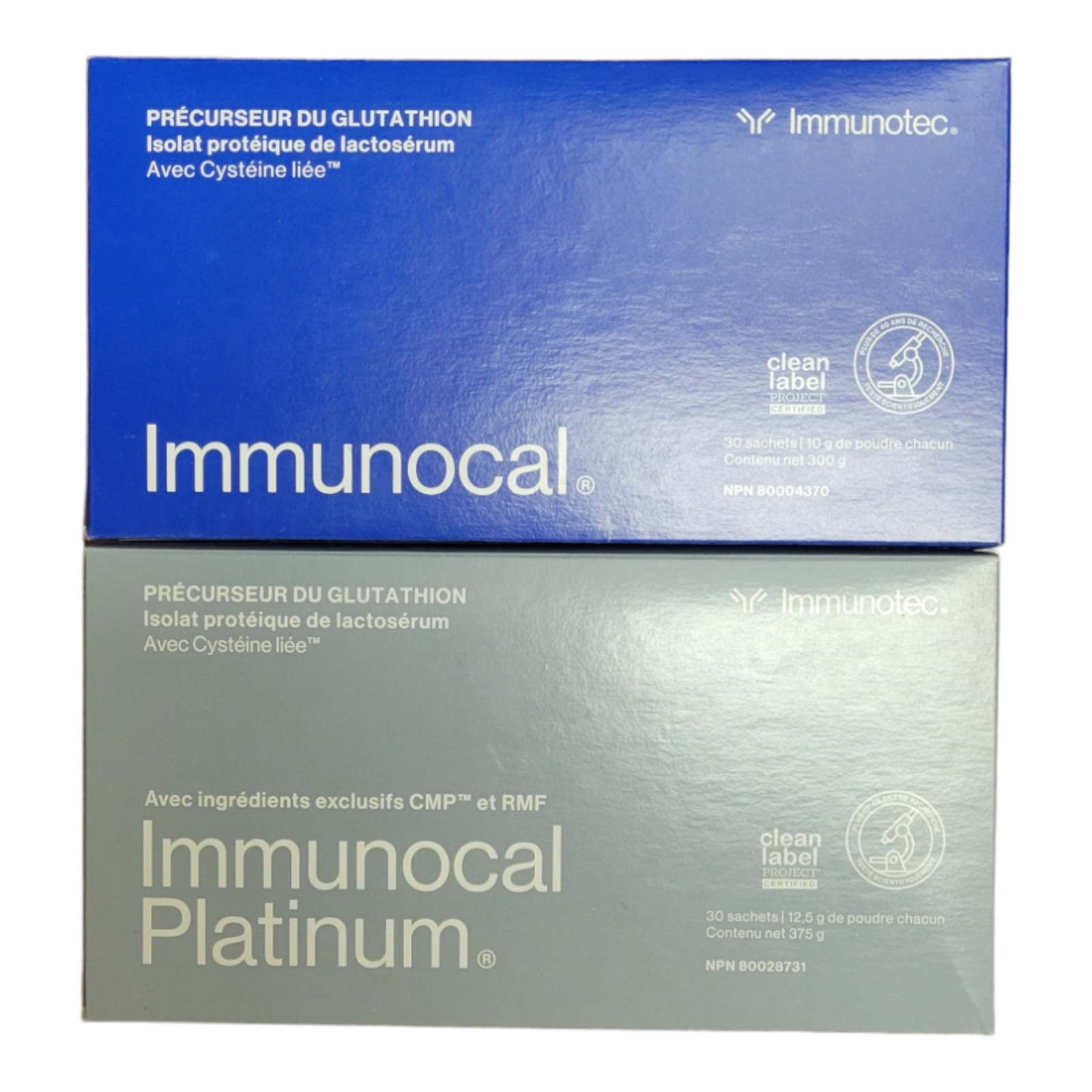 Immunotec Immunocal Classic and Platinum Combo – New – Free Shipping