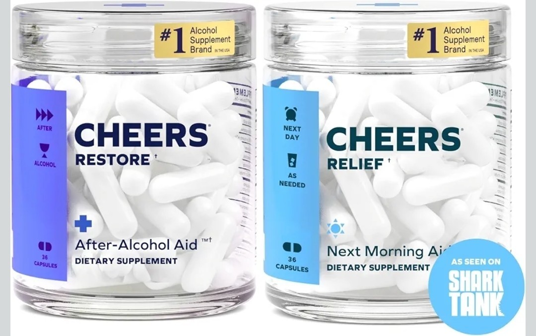 Cheers R&R Combo | Restore + Relief | Feel Better After Drinking & Support You