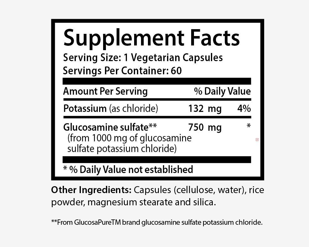 Energy supplement men – GLUCOSAMINE SULFATE 3B – msm powder organic pure