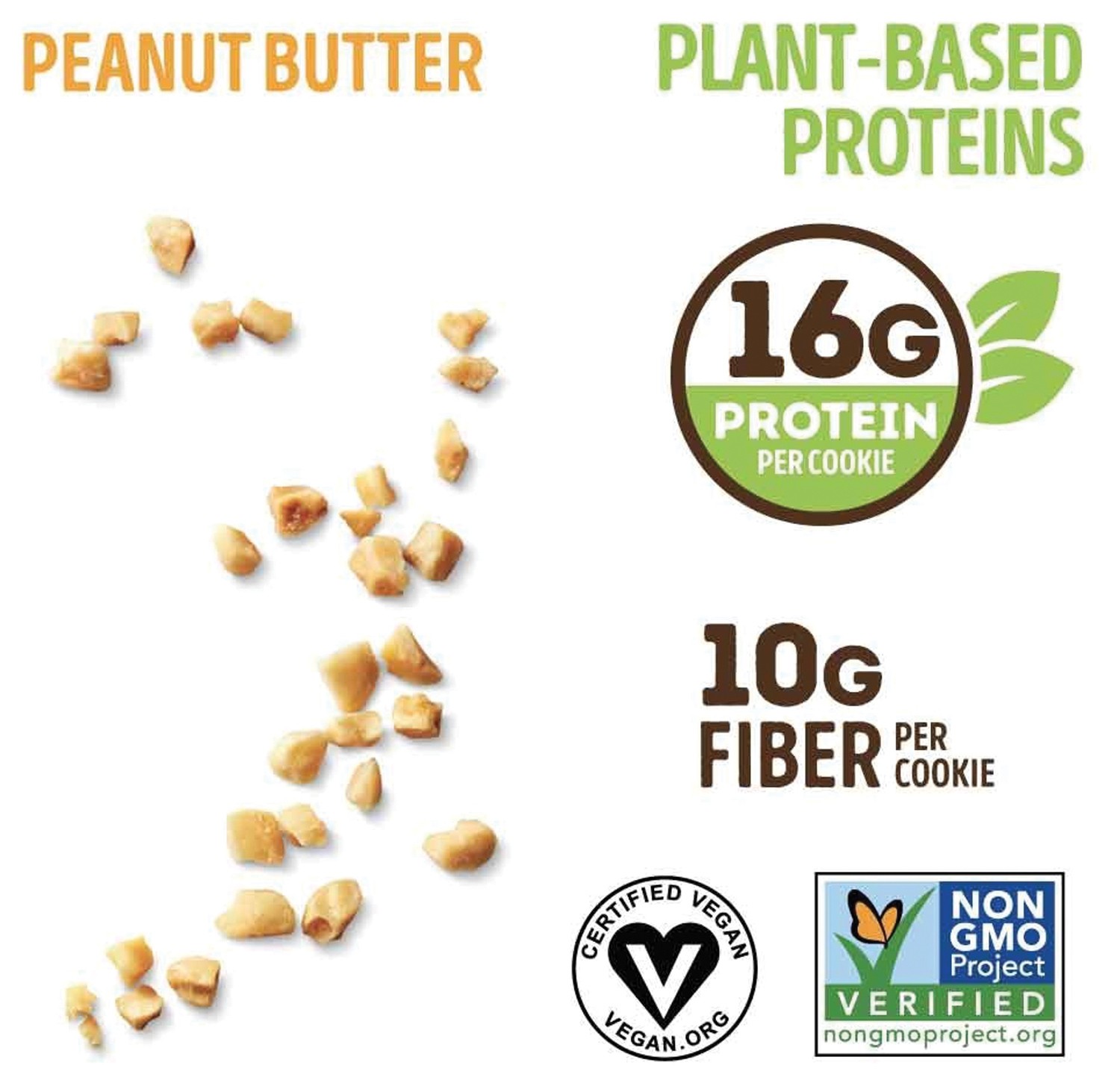 Lenny & Larry Complete Cookie Peanut Butter – Delicious Vegan Protein Snack