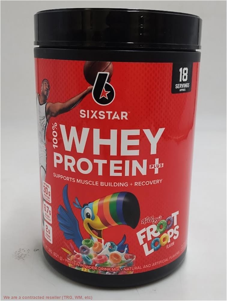 Six Star 100% Whey Protein Plus Froot Loops Powder EXP 11/2027