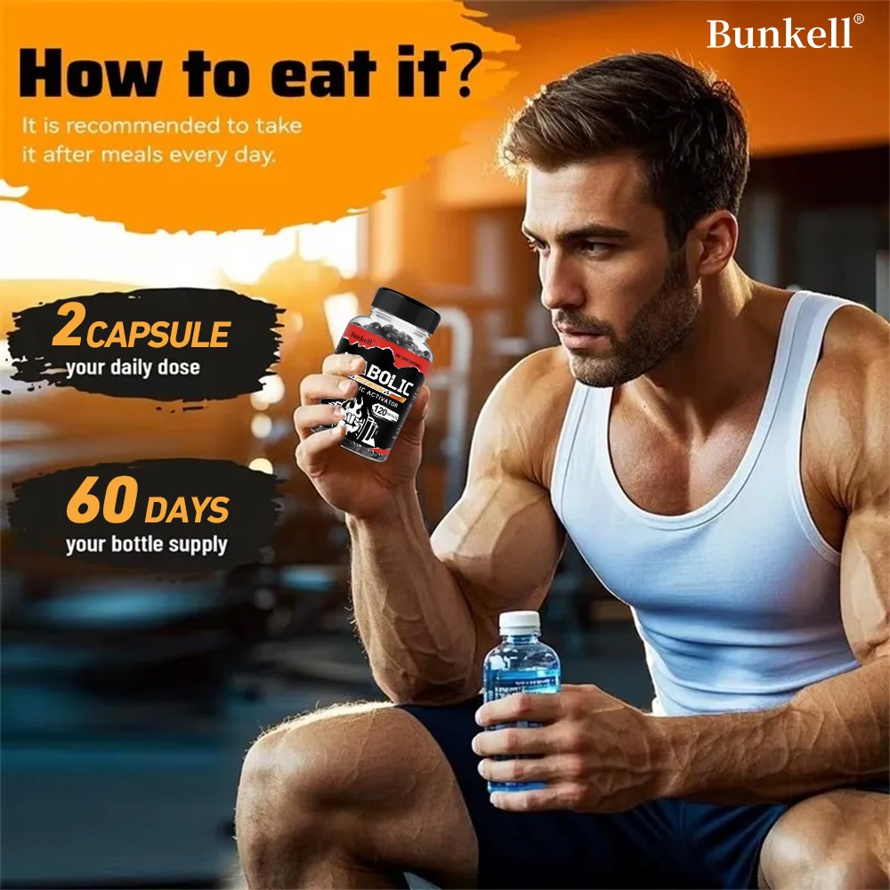 Men Muscle Growth Capsules Improve Athletic Performance Promote Muscle Growth