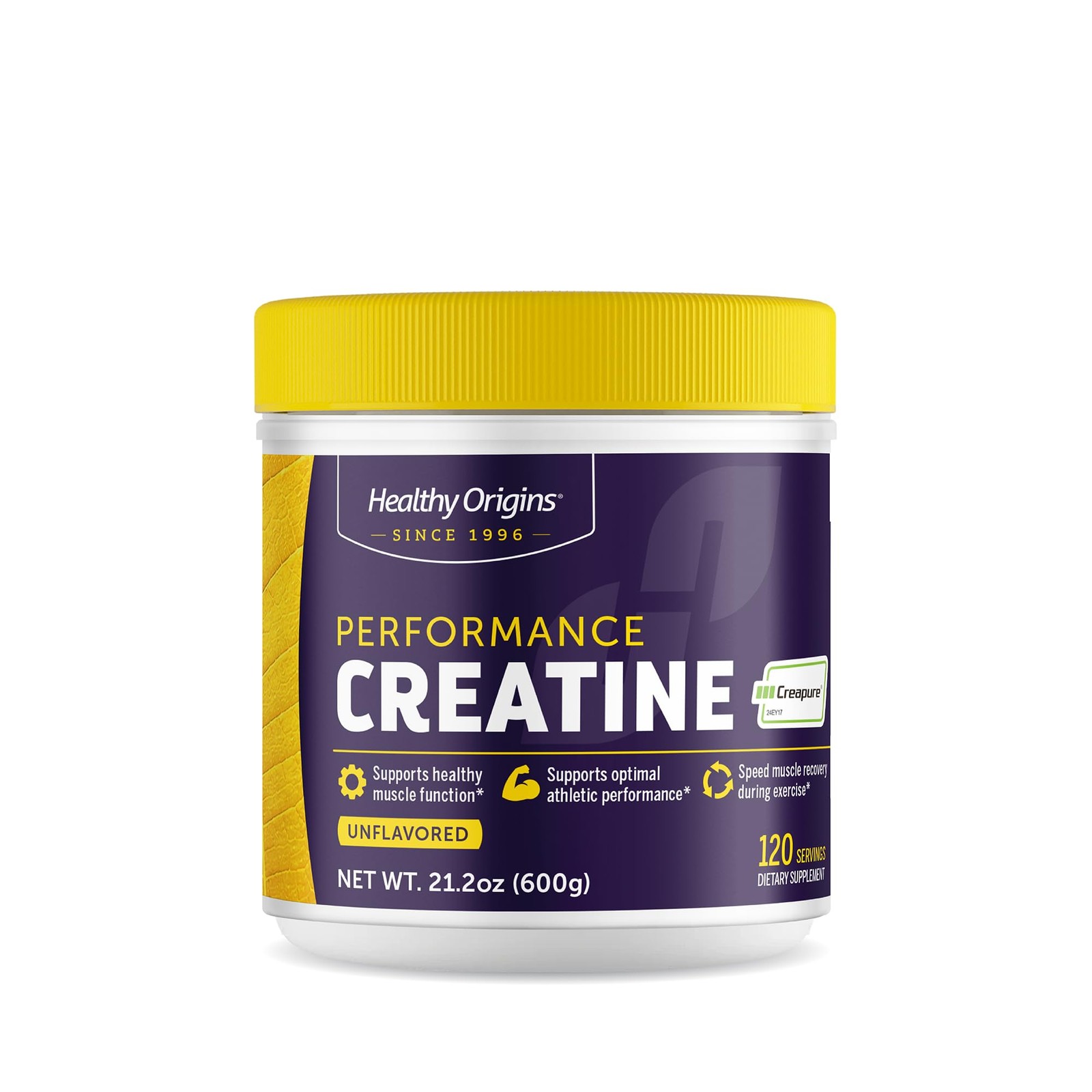 Healthy Origins® Performance Creatine with 1.33 Pound (Pack of 1), White