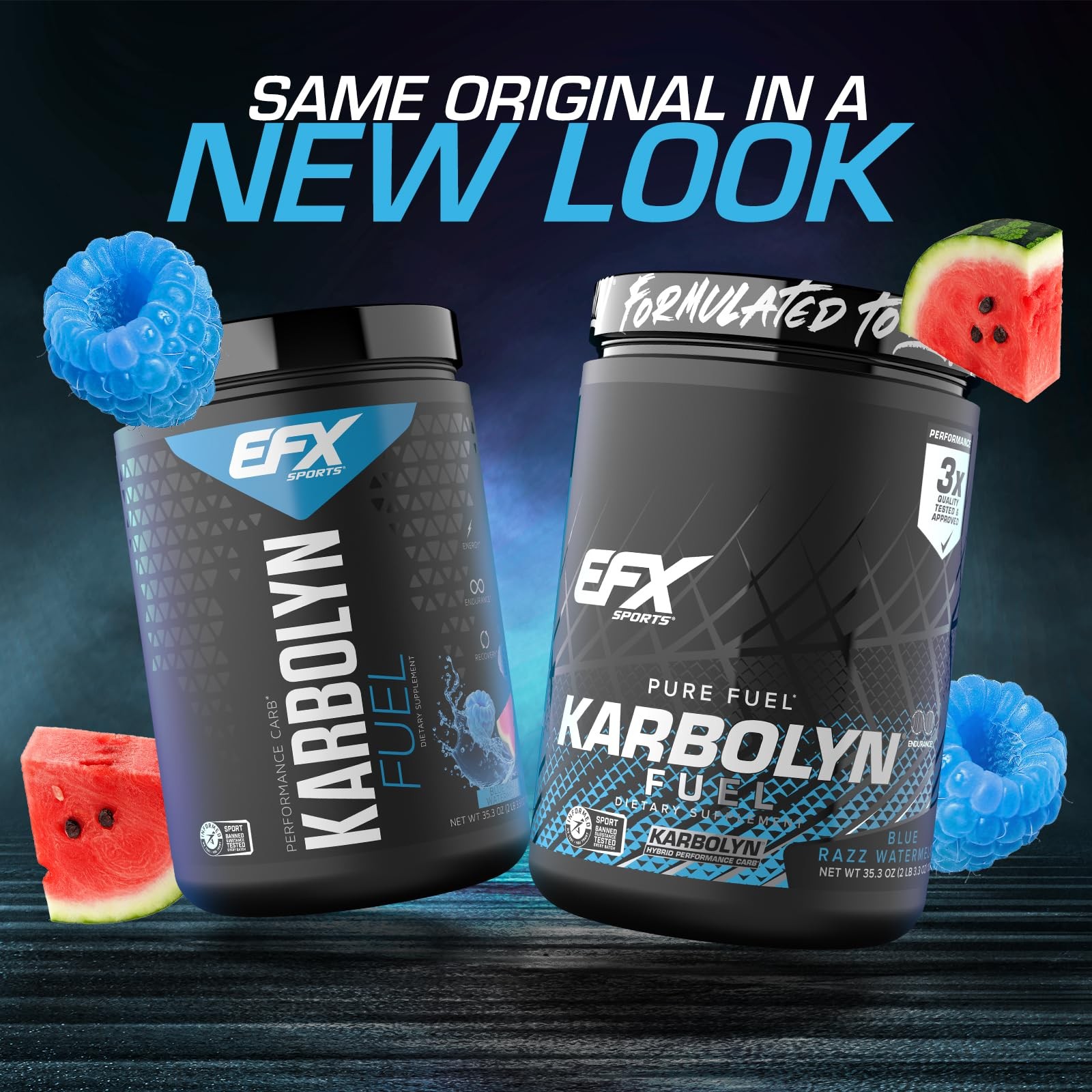 EFX Sports Karbolyn Fuel | FastAbsorbing Carbohydrate Powder | Carb Load, Sus…