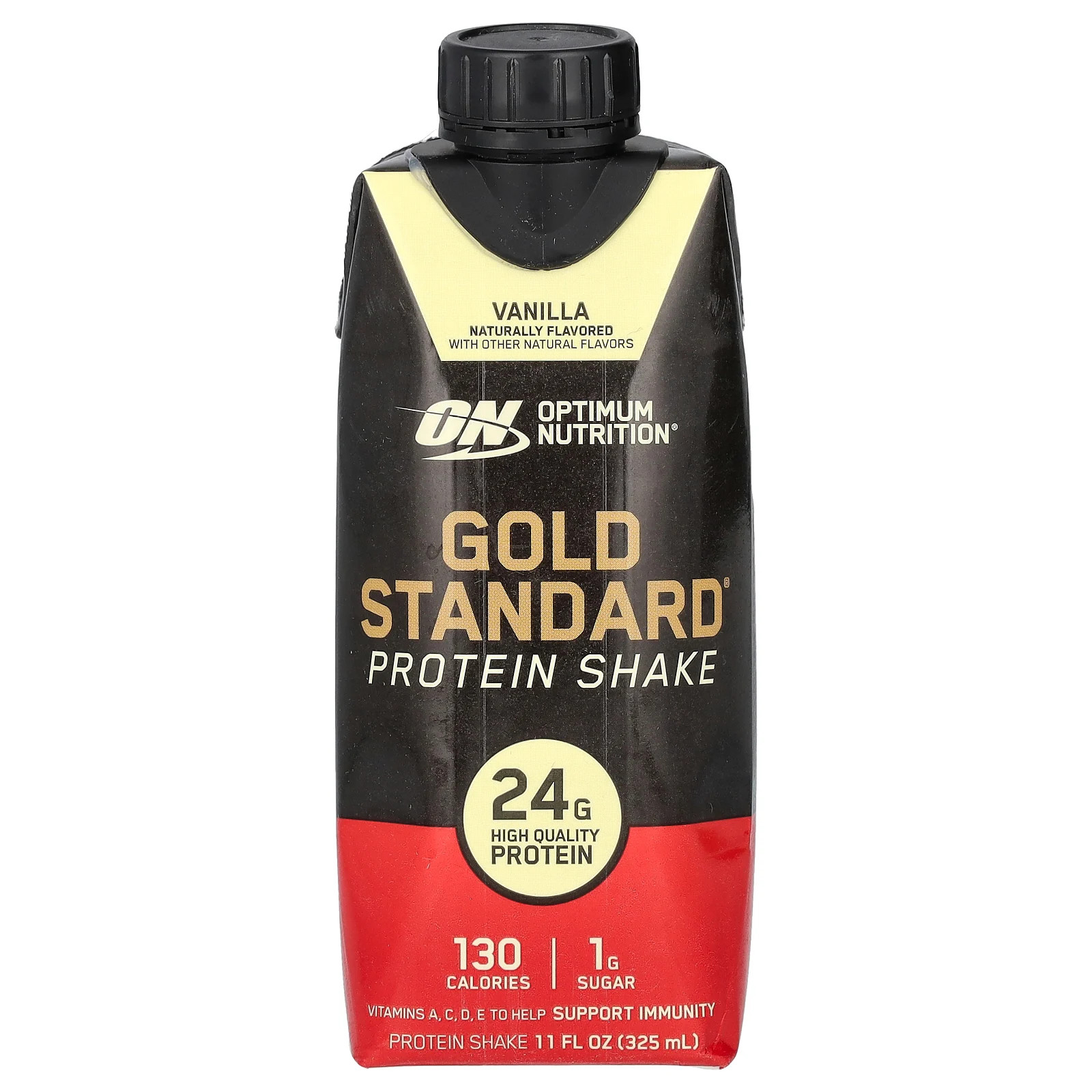 Gold Standard Protein Shake, Vanilla, 4 Cartons, 11 fl oz (325 ml) Each