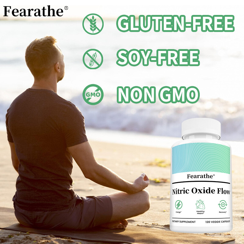 NITRIC OXIDE FLOW Nature Pure Blend L-Arginin Heart Circulation Blood Pressure