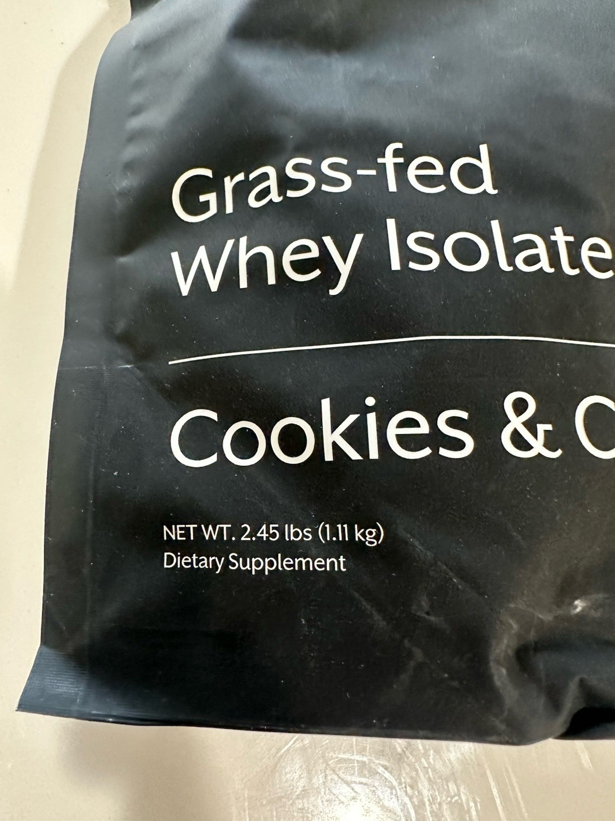 PROMIX Grass-Fed Whey Protein Isolate Powder Cookies & Cream 2.45 lb