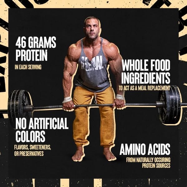 Animal Meal Balanced Whole Food Meal Replacement Protein Powder Egg Beef 5 Lb