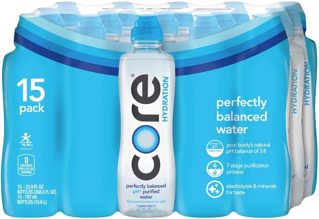 CORE Hydration Nutrient Enhanced Water, 23.9 Fluid Ounce (15 Pack)