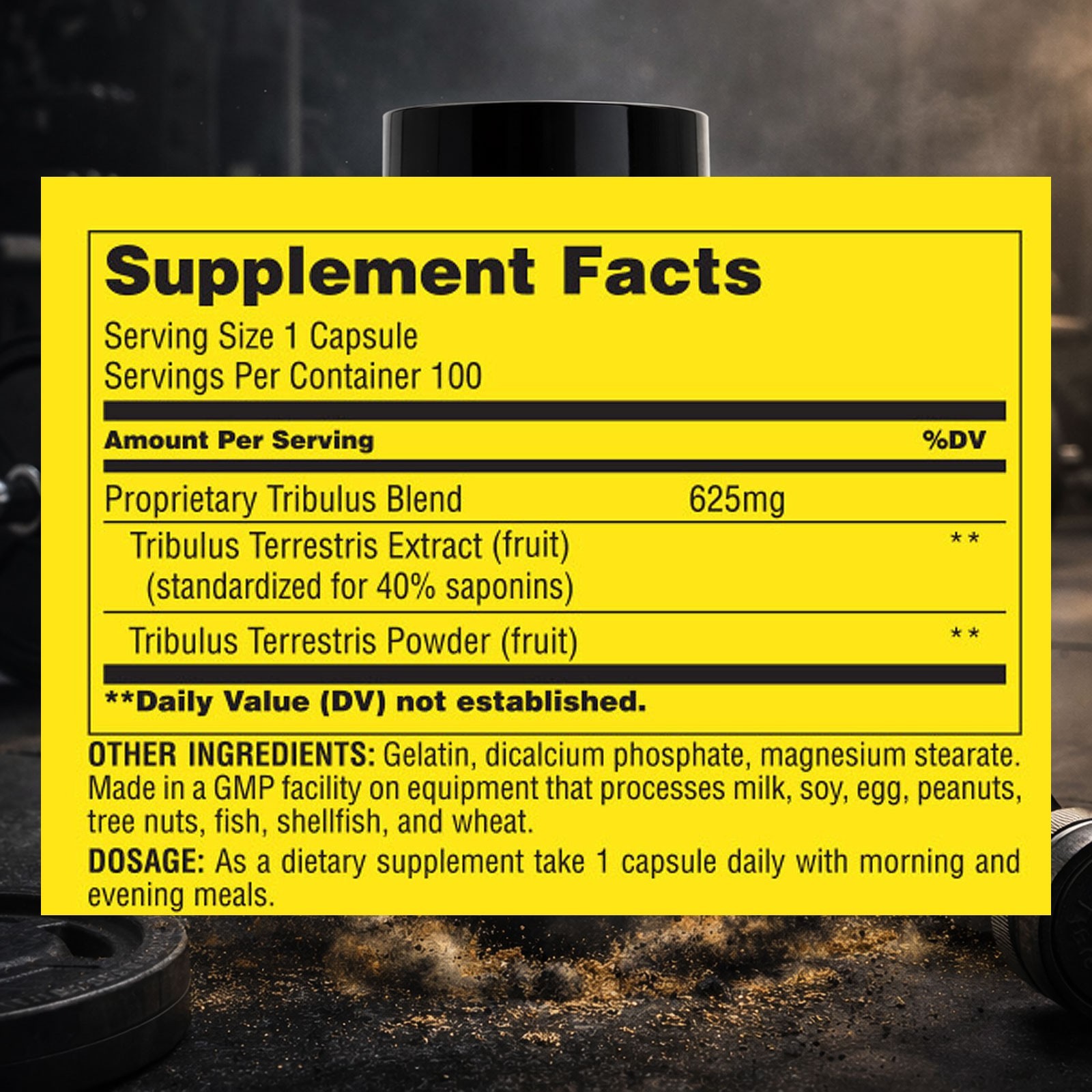 Tribulus Pro 100/200Cap Testosterone Booster Hormone Support Anabolic Terrestris