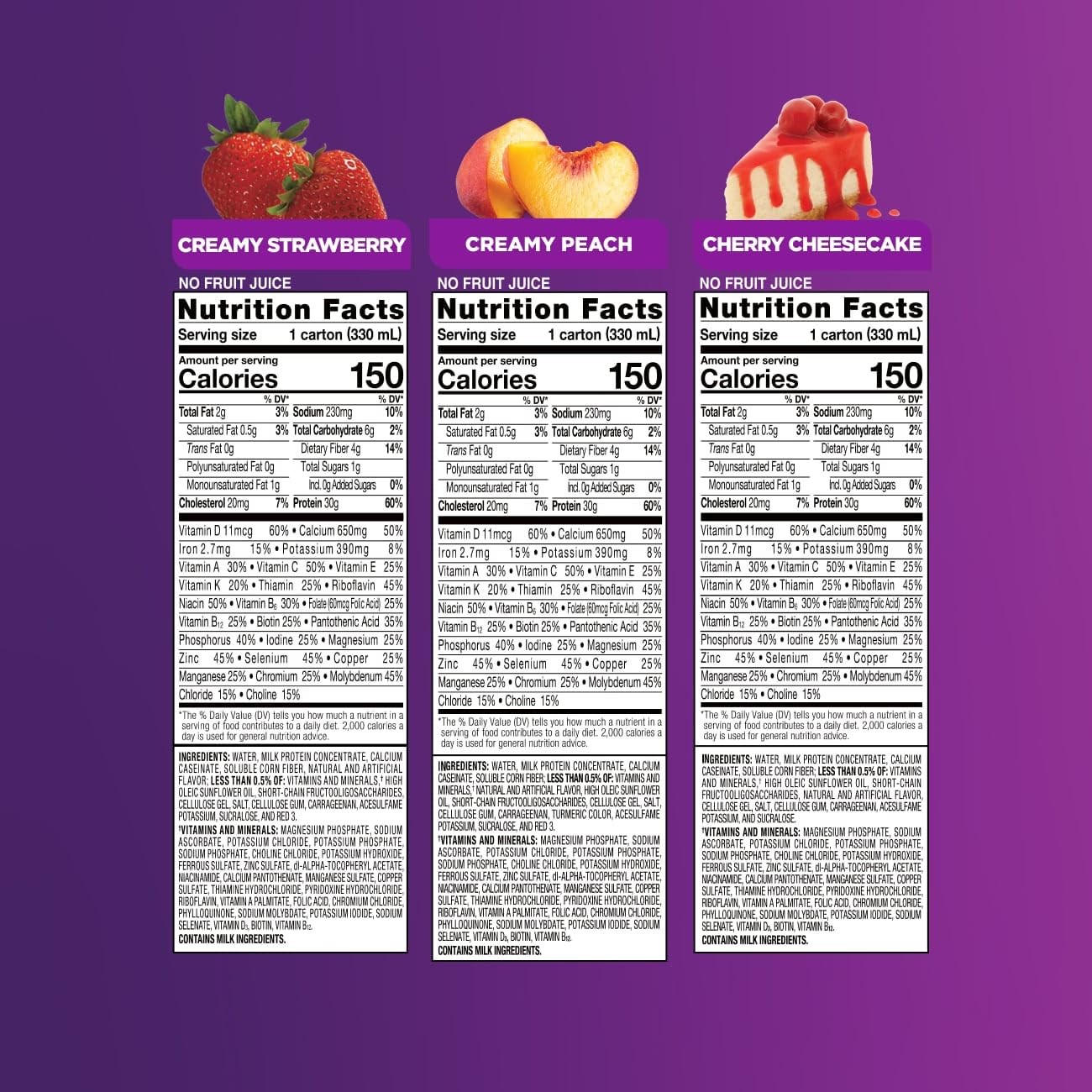Ensure Max Protein Nutrition Shakes, Variety Pack, With 11 Fl Oz (Pack of 8)