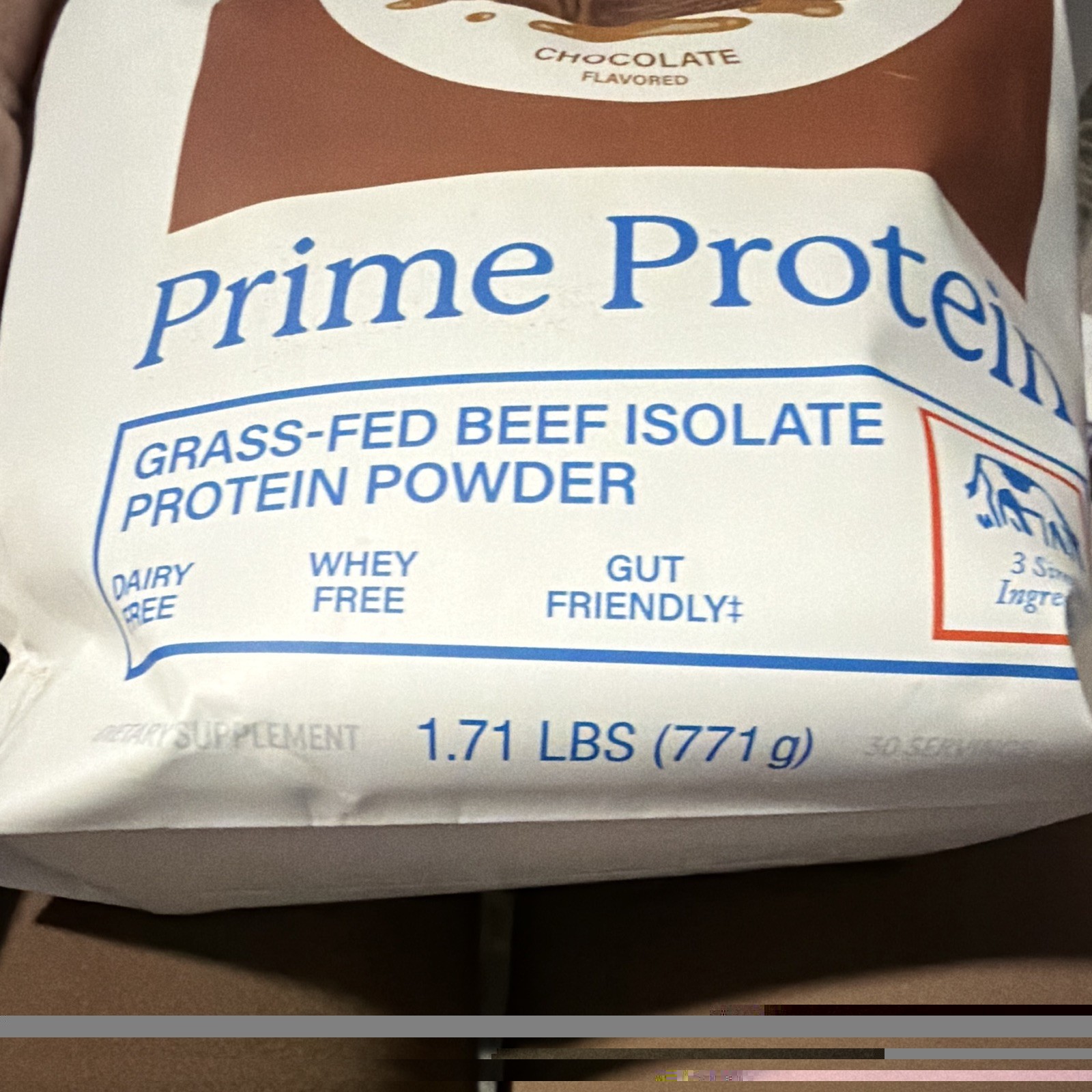 equip Prime Grass Fed Beef Protein Isolate Dairy-Free Chocolate 1.71 lb