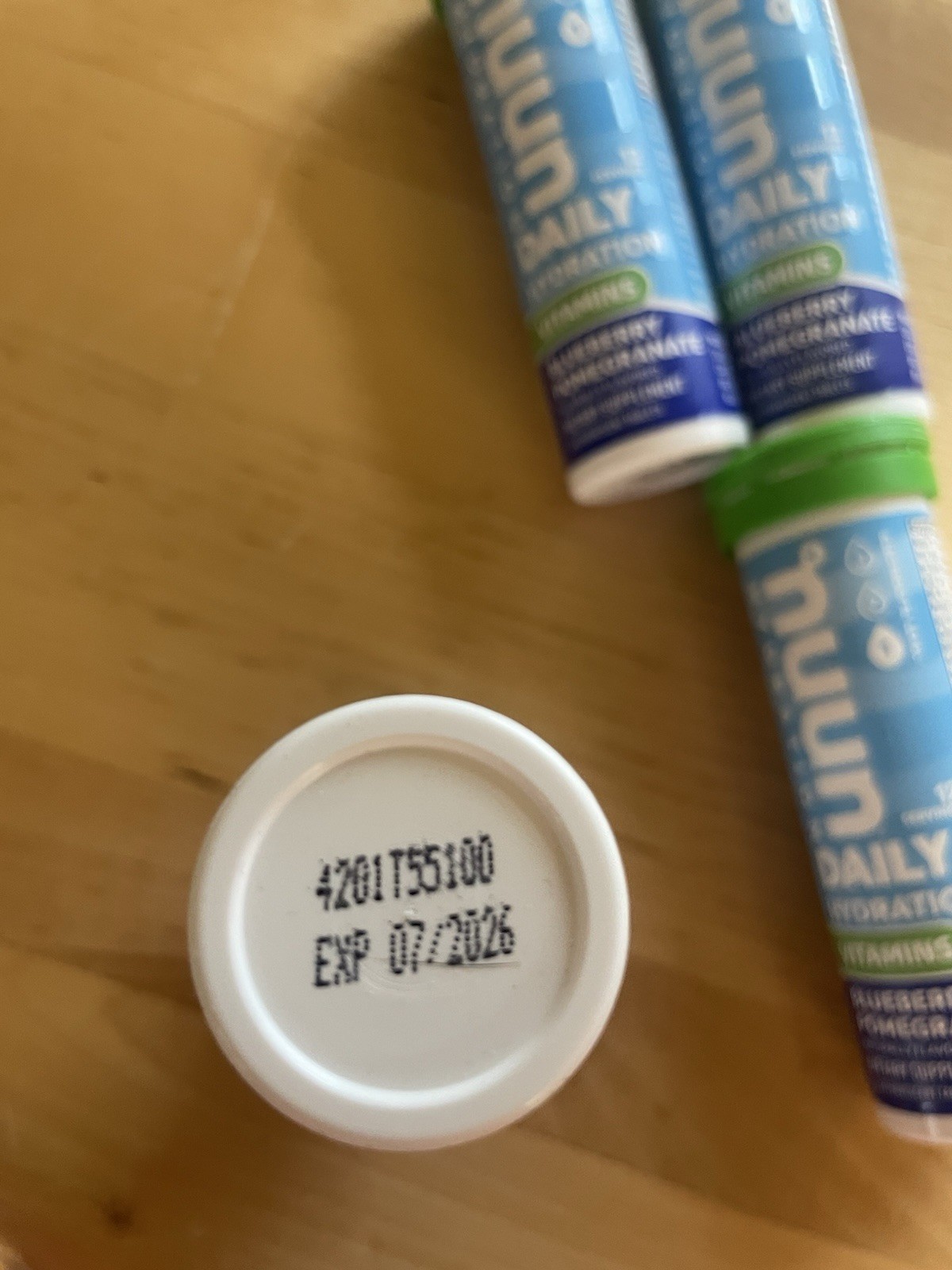 LOT x 4 NUUN Hydration Tablets BLUEBERRY POMEGRANATE Electrolyte Drink Mix *7/26