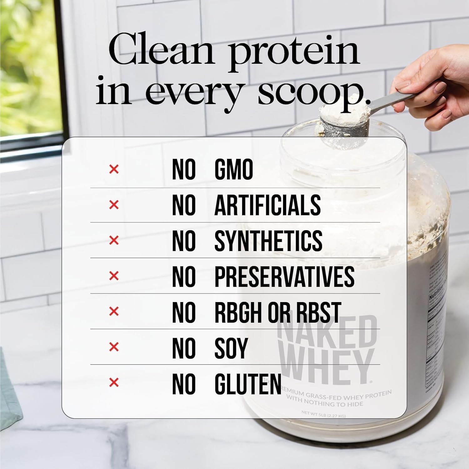 Cold Processed Vanilla Whey Protein, 1Lb – 3 Ingredients for Powerful Recovery