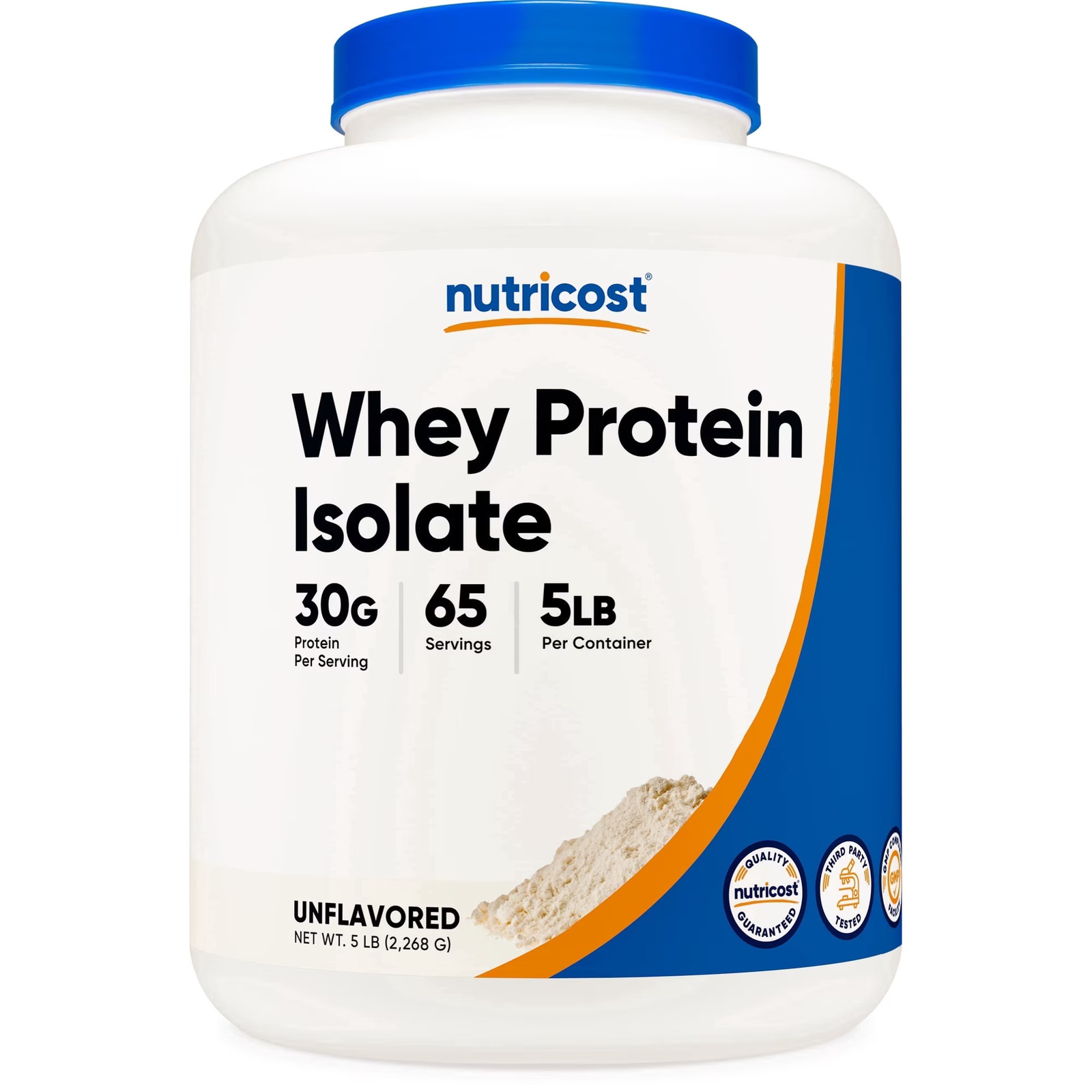 Isopure Zero Carb 100% Whey Protein Isolate Unflavored Protein Powder, 25g, 16 S