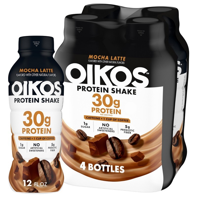 Mocha Latte Caffeinated Casein Milk Protein Shakes