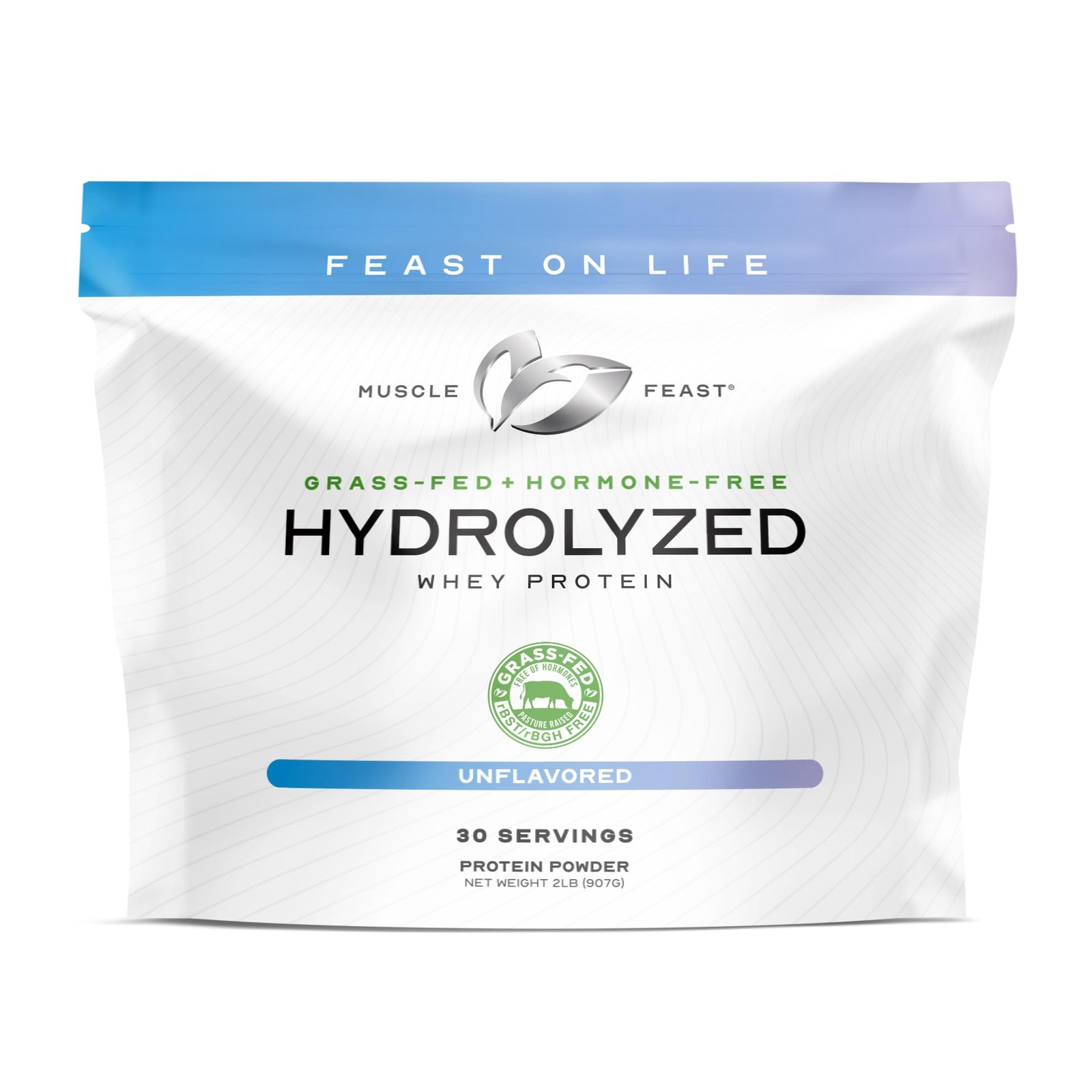 Muscle Feast Hydrolyzed Whey Protein Powder Grass Fed And All Natural