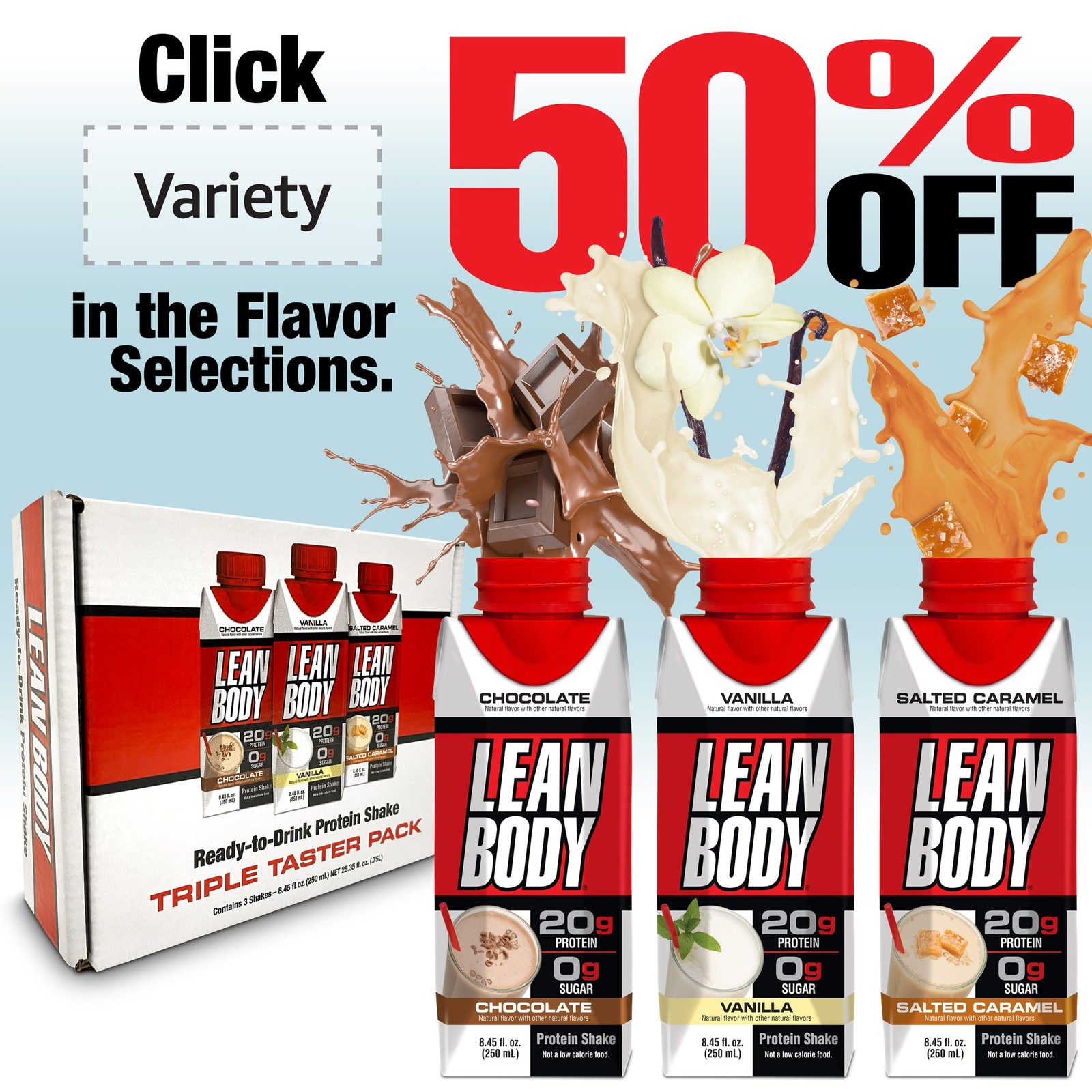 Labrada Lean Body Ready-to-Drink Chocolate Protein 17 Fl Oz (Pack of 12)