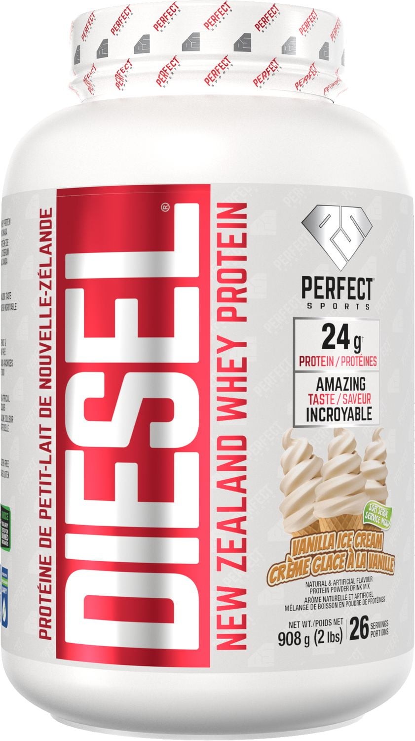 PERFECT Sports – DIESEL® New Zealand Whey Protein, Grass-Fed + Pasture-Raised Wh