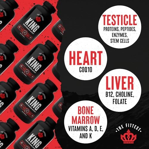 The Fittest King – Testosterone Booster Supplement – Supports Hormone Health,