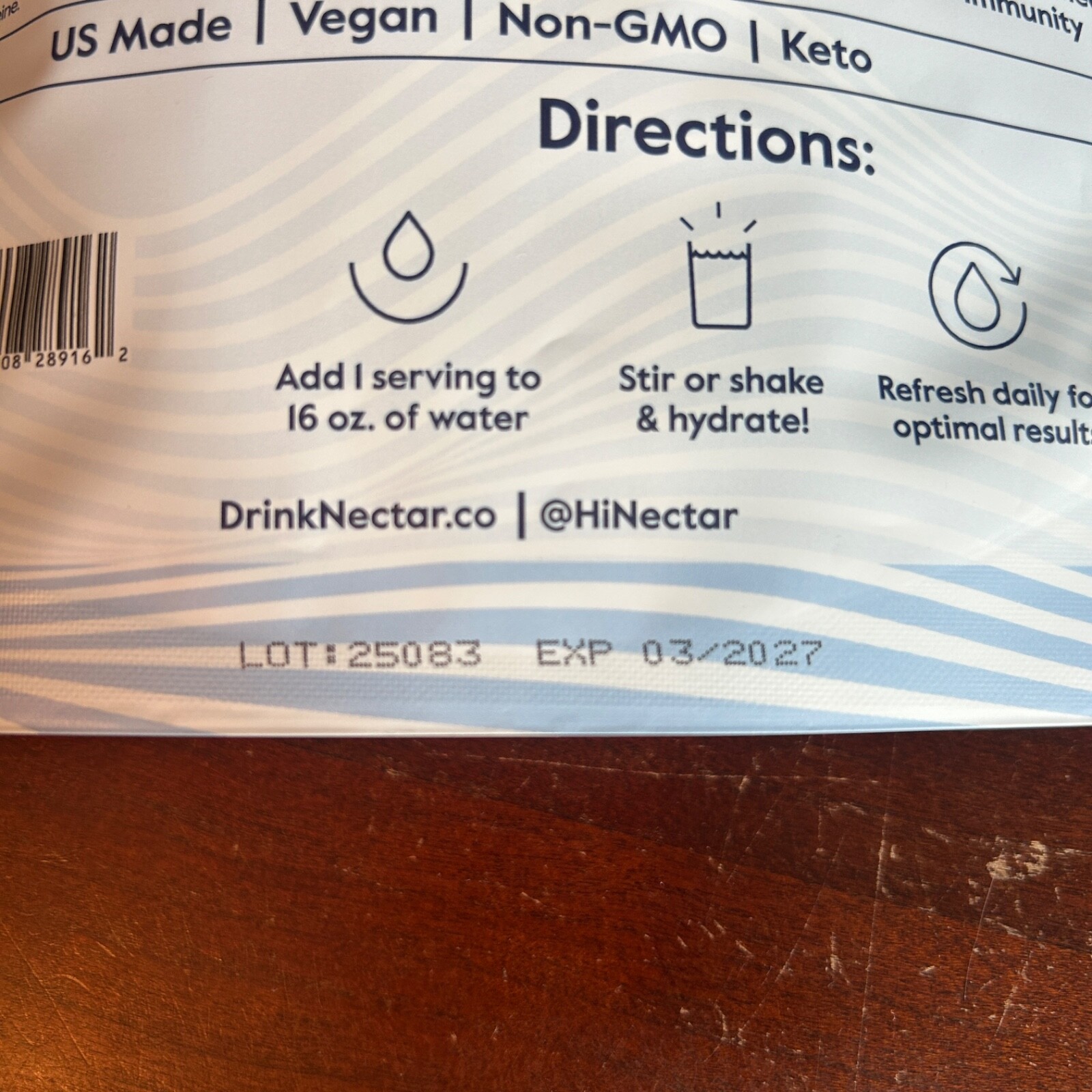 Nectar Hydration Essential Daily Energy Watermelon Flavor