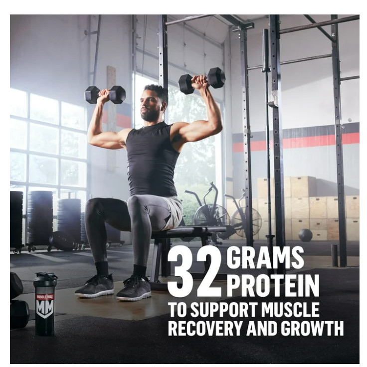Muscle Milk Genuine Vanilla Protein Powder 32g Protein 1.9LB
