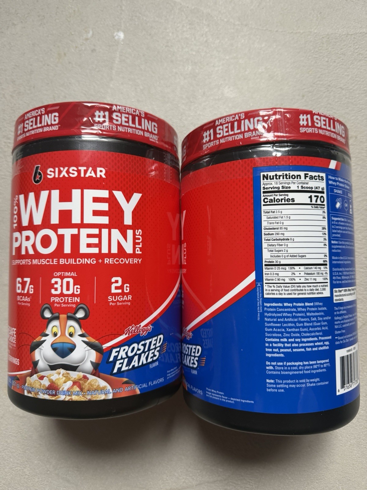 2xSix Star™ Frosted Flakes Flavor 100% Whey Protein Plus – 1.81 lb