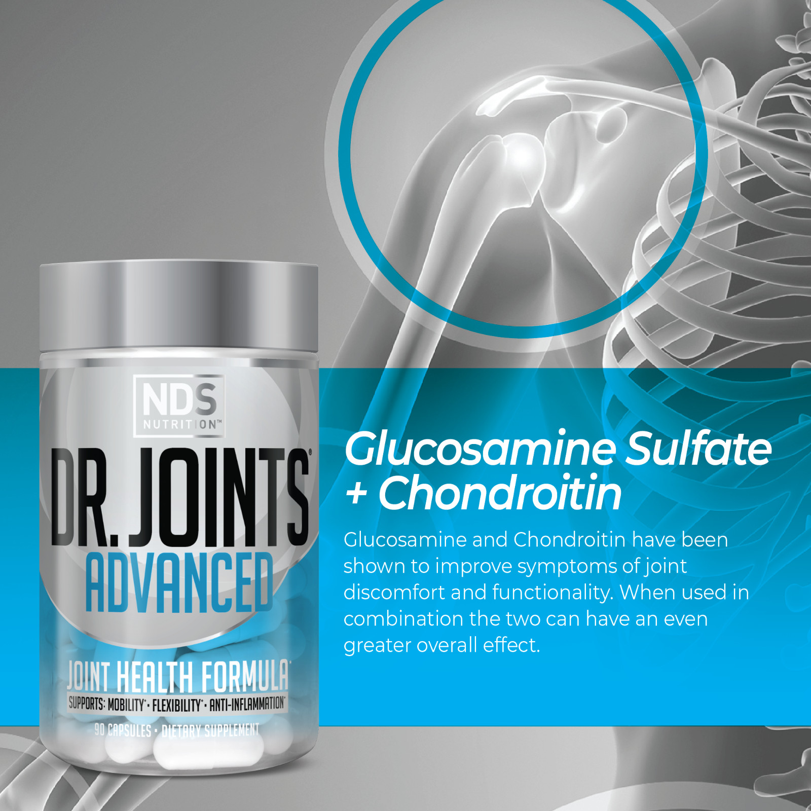 Dr. Joints Advanced Health Formula for Flexibility & Mobility – (90 Capsules)