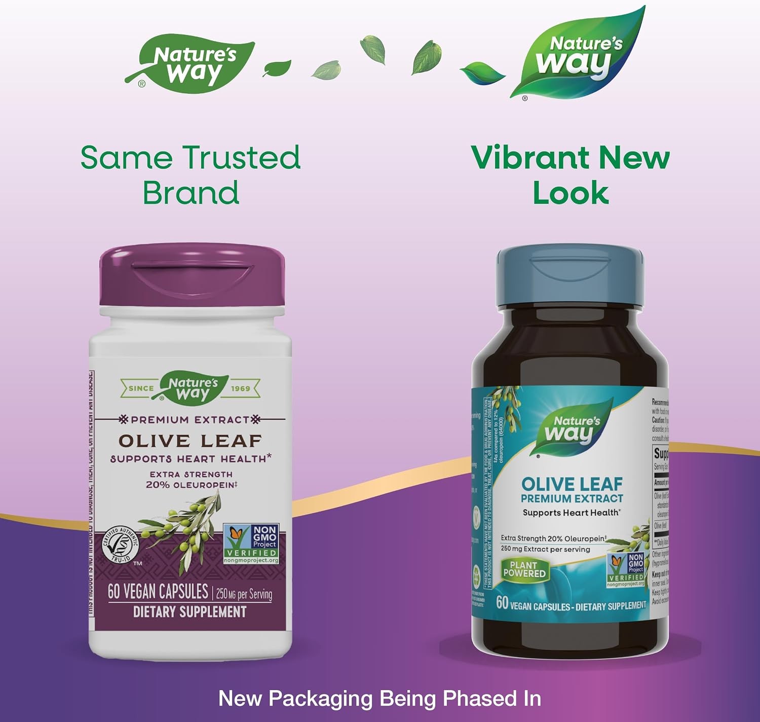 Nature’s Way Olive Leaf, Premium Extract, Supports Heart Health*, 20% Oleuropein