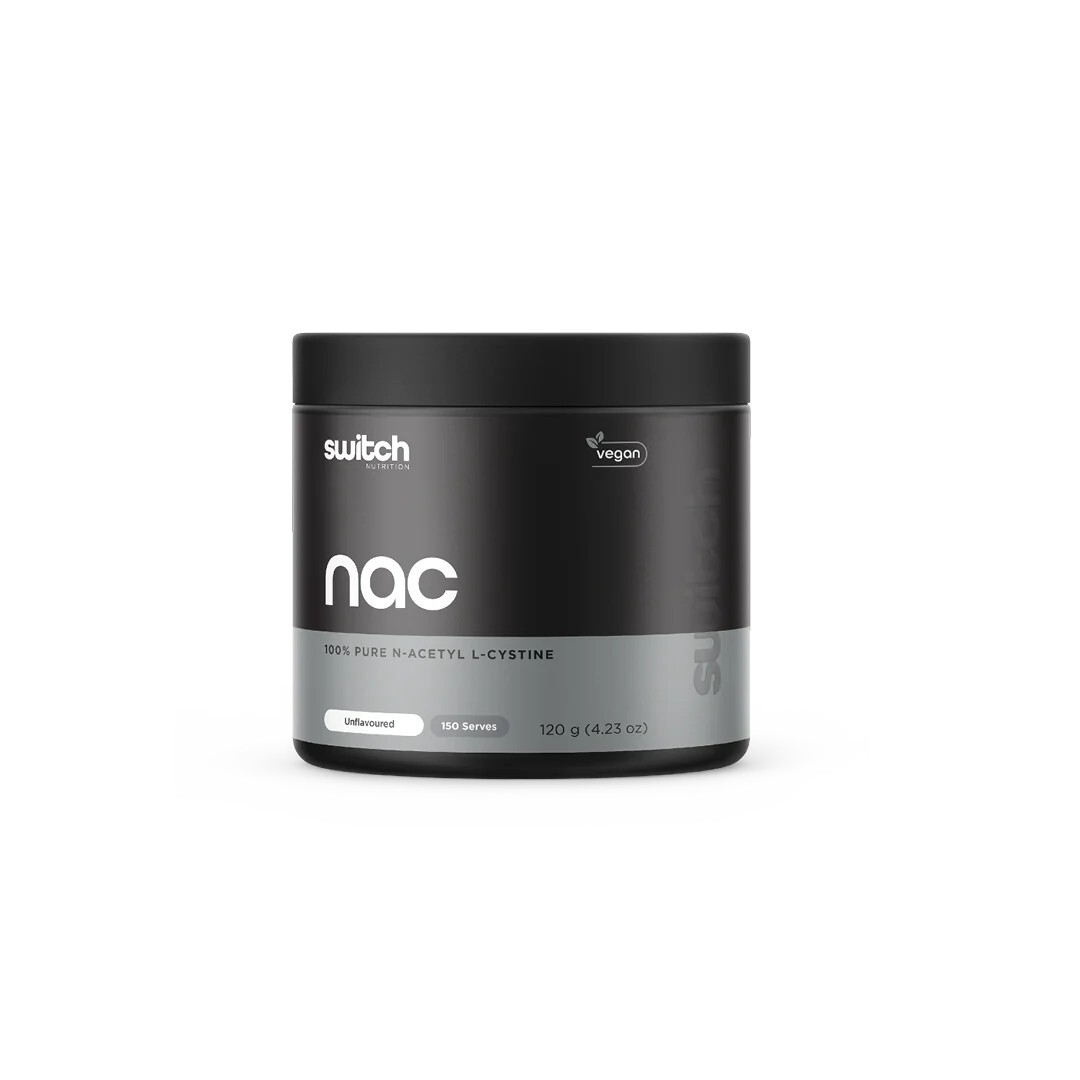 New Switch Nutrition NAC Caps 100% N-Acetyl L-Cysteine 60 Capsules